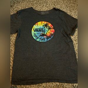 Vans Charcoal Skater Skirt with Tie-Dye Logo